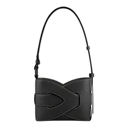 Túi Đeo Vai Nữ Polène Nodde Edition Smooth Black Màu Đen