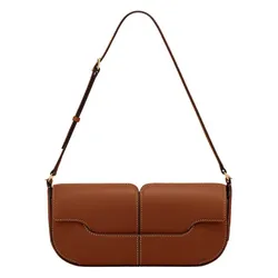 Túi Đeo Vai Nữ Polène Osmo Edition Smooth Cognac Màu Nâu