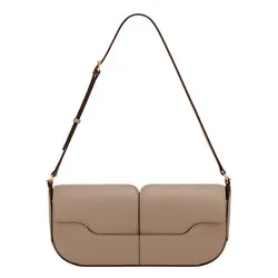 Túi Đeo Vai Nữ Polène Osmo Edition Smooth Taupe Màu Be