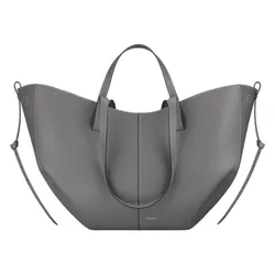 Túi Tote Nữ Polène Cyme Edition Textured Stone Màu Xám