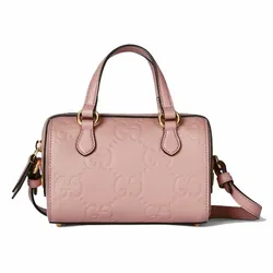 Túi Xách Nữ Gucci GG Speedy Super Mini Top Handle Bag Pink Màu Hồng