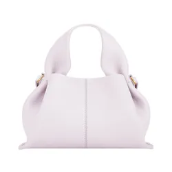 Túi Xách Nữ Polène Numéro Neuf Mini Edition Textured Wisteria Màu Tím Nhạt