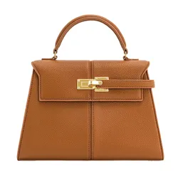 Túi Xách Tay JW Pei Elise Large Top Handle Bag Brown Màu Nâu