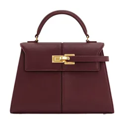 Túi Xách Tay Nữ JW Pei Elise Large Top Handle Bag Claret Màu Đỏ Nâu