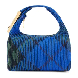 Túi Xách Tay Nữ Burberry Small Jacquard Tote Bag Màu Xanh Dương Đậm