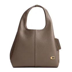 Túi Xách Tay Nữ Coach Lana Shoulder Bag 23 CM545 Dark Stone Màu Xám  