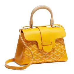 Túi Xách Tay Nữ Goyard Saïgon Souple Mini Bag Yellow Màu Vàng
