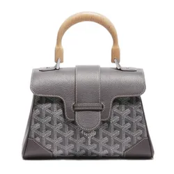 Túi Xách Tay Nữ Goyard Saigon Souple Mini Handle Bag Màu Xám N-QL