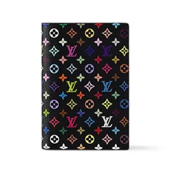 Ví Đựng Hộ Chiếu Louis Vuitton LV x TM M13414 Màu Đen Hoạ Tiết D- TT