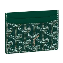 Ví Đựng Thẻ Goyard Saint Sulpice Card Wallet Màu Xanh Lá
