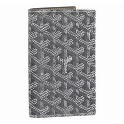 Ví Hộ Chiếu Goyard Grenelle Passport Cover Màu Xám