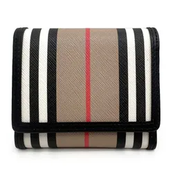 Ví Nữ Burberry Lancaster Striped Half Wallet 80730821 Phối Màu D-HH