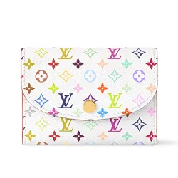 Ví Nữ Louis Vuitton Rosalie LV x TM Monogram Wallet M13399 Màu Trắng D- TT