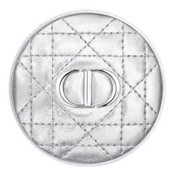 Vỏ Hộp Phấn Nước Dior Forever Cushion Case Compact For Foundation Refill Silver Cannage Màu Bạc