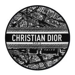Vỏ Hộp Phấn Nước Dior Forever Cushion Case Compact For Foundation Refill Plan De Paris Màu Đen Họa Tiết