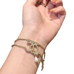 Vòng Đeo Tay Nữ Chanel Bracelets Màu Vàng