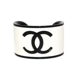 Vòng Đeo Tay Nữ Gucci CC Black & White Bracelet Màu Trắng