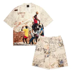 Bộ Quần Áo Nam Nike Air Jordan Men's Camp HF9347-133/HF9345-133 Màu Be Size S