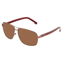 Kính Mát Lacoste Brown Shaded Rectangular Sunglasses L162S 210 61 Màu Nâu