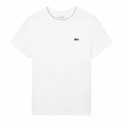 Áo Phông Nữ Lacoste Gold Stitched  TF5221 99 001 Tshirt Màu Trắng Size 34
