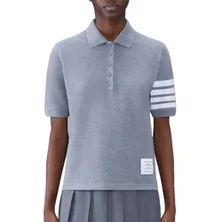 Áo Polo Nữ Thom Browne Classic Pique Hector 4-Bar Polo FJP052B/07976035 Màu Xám Size 38