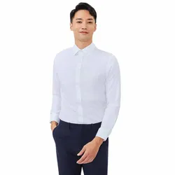 Áo Sơ Mi Dài Tay Nam DETERMINANT 301 Dress Shirt Long White (Regular Fit) Màu Trắng Size 38/79