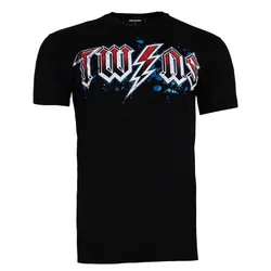 Áo Thun Nam Dsquared2 Men's Tshirt Dsquared2 S79GC0008 Màu Đen Họa Tiết Size L