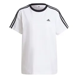Áo Thun Nữ Adidas Women Sportswear Essentials 3 Stripes Tshirt H10201 Màu Trắng Size L