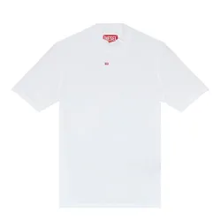 Áo Thun Nữ Diese T-Mokky-Microdiv Logo T-Shirt A10398 0BLAN 100 Màu Trắng Size M