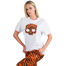Áo Thun Nữ Hydrogen Skull Tee Sport TShirt Màu Trắng Size S