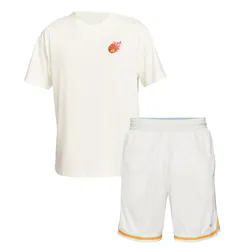 Bộ Quần Áo Cộc Tay Nam Nike FN2652-030 / FZ8082-133 Màu Trắng Size M (Form Á)