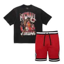 Bộ Quần Áo Nam Nike Jordan Flight Essential HM7131-010/DX1487-687 Màu Đen - Đỏ Size S
