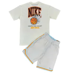 Bộ Thể Thao Nam Nike FN2652-030/FZ8082-133 Màu Trắng Size S (Form Á)