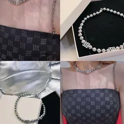Dây Chuyền Nữ Misbhv Ball Chain Necklace Màu Bạc