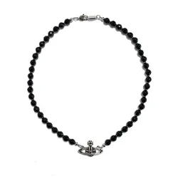 Dây Chuyền Nữ Vivienne Westwood Ultra Rare Black Pearls Necklace 6303002F02P178P178 Màu Đen