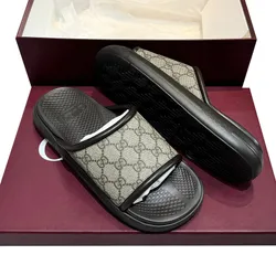 Dép Gucci GG Slide Màu Nâu Size 39