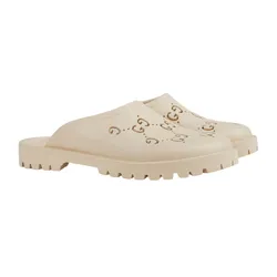 Dép Nam Gucci Slip On Sandal 655517 JFB00 9022 Màu Trắng Kem Size 39