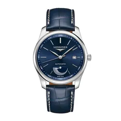Đồng Hồ Nam Longines Master Power Reserve L2.908.4.92.0 Màu Bạc Xanh Navy