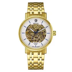 Đồng Hồ Nam Bentley Skeleton BL1833-15MKWI-MK-T Màu Vàng