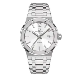 Đồng Hồ Nam Carnival 8122G-VT-T Màu Bạc