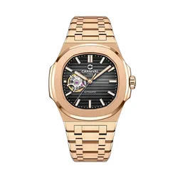 Đồng Hồ Nam Carnival  8128G1-VH-D Màu Đen - Vàng Hồng