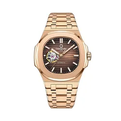 Đồng Hồ Nam Carnival 8128G1-VH-N Màu Nâu - Vàng Hồng