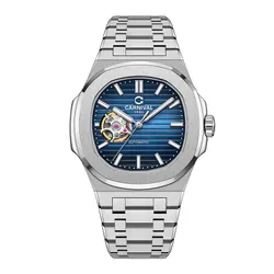 Đồng Hồ Nam Carnival 8128G1-VT-X Màu Xanh Bạc