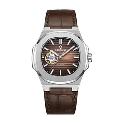 Đồng Hồ Nam Carnival Brown Dial Automatic Watch 8128G1-VT-DD-X Màu Bạc Nâu