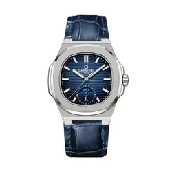 Đồng Hồ Nam Carnival Navy Dial Watch 8110G1-VT-DD-X Màu Bạc Xanh Navy