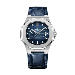 Đồng Hồ Nam Carnival Navy Dial Watch 8158G-VT-DD-X Màu Bạc Xanh Navy