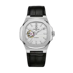 Đồng Hồ Nam Carnival Silver Dial Automatic Watch 8128G1-VT-DD-T Màu Bạc