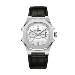 Đồng Hồ Nam Carnival Silver Dial Watch 8158G-VT-DD-T Màu Bạc