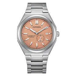 Đồng Hồ Nam Citizen Zenshin NJ0180-80Z Màu Bạc - Cam