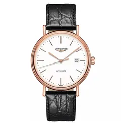 Đồng Hồ Nam Longines Presence Automatic Indexes L4.922.1.12.2 Màu Vàng Đen